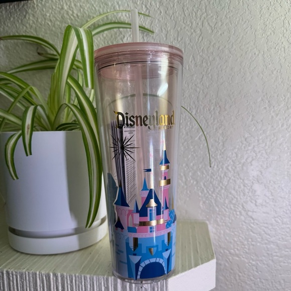 Disney Other - 2024 Disneyland Parks Starbucks Cinderella's Castle / Ferris Wheel Tumbler NWT